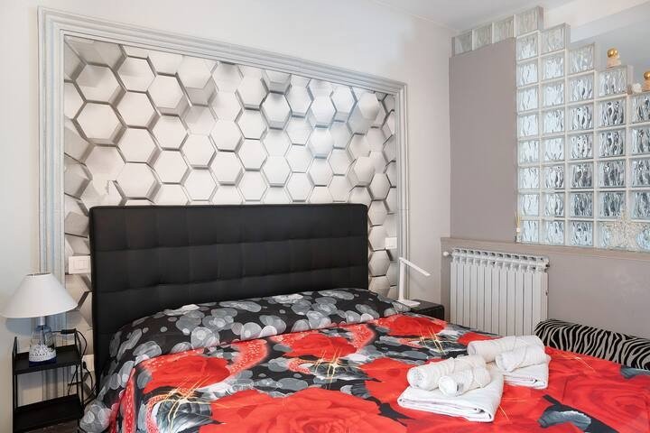 Letto con rose Red Passion